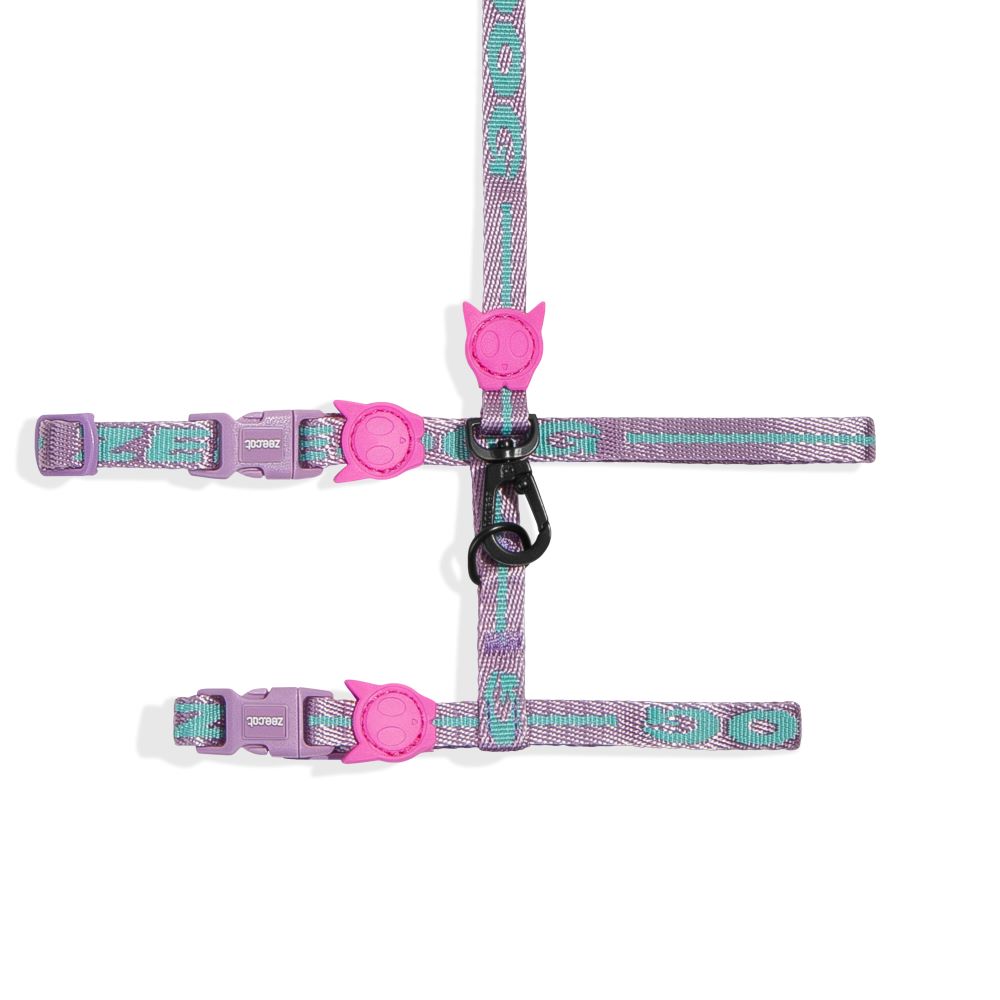Ltd Edition, Sold Out : Zee.Cat Harness with Leash - Aura