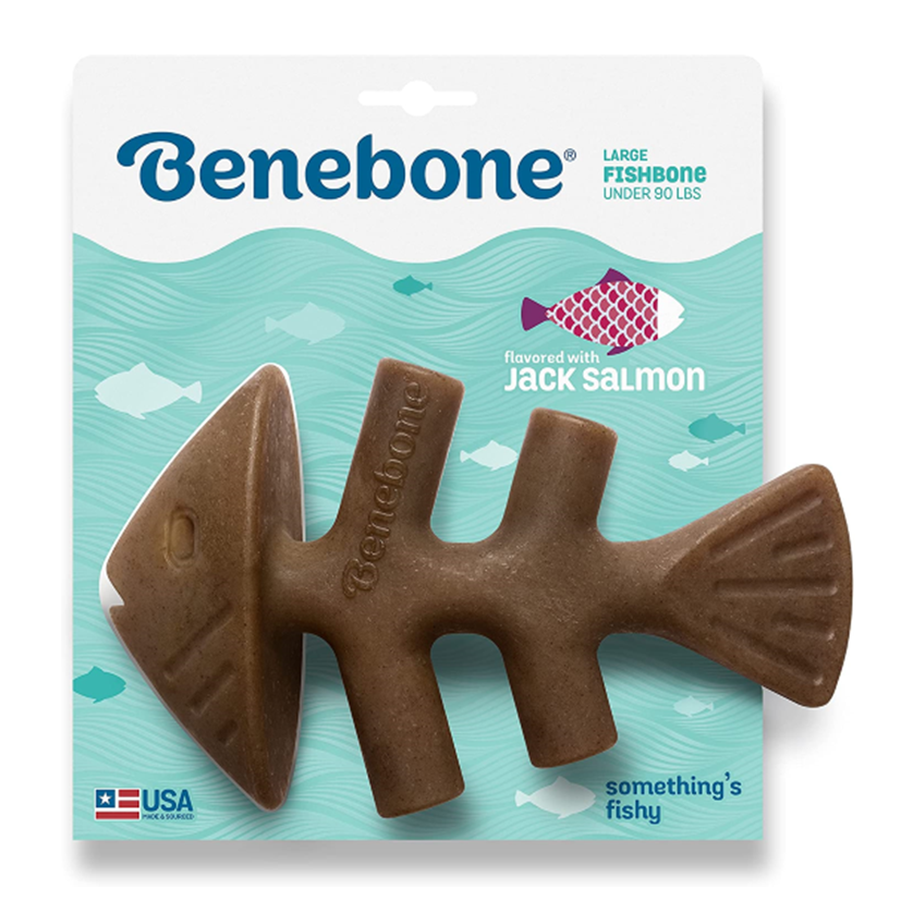Benebone Fishbone Chew Toy - Large