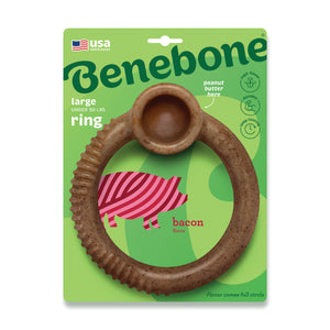 NEW!  Benebone Bacon Ring - Large