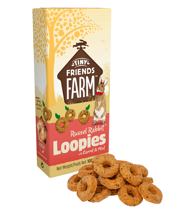 Tiny Friends Farm - Russel Rabbit Loopies 120g