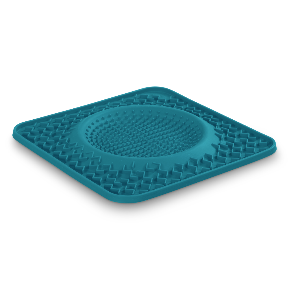 Messy Mutts - Silicon Therapeutic Licking Bowl Mat (Blue)