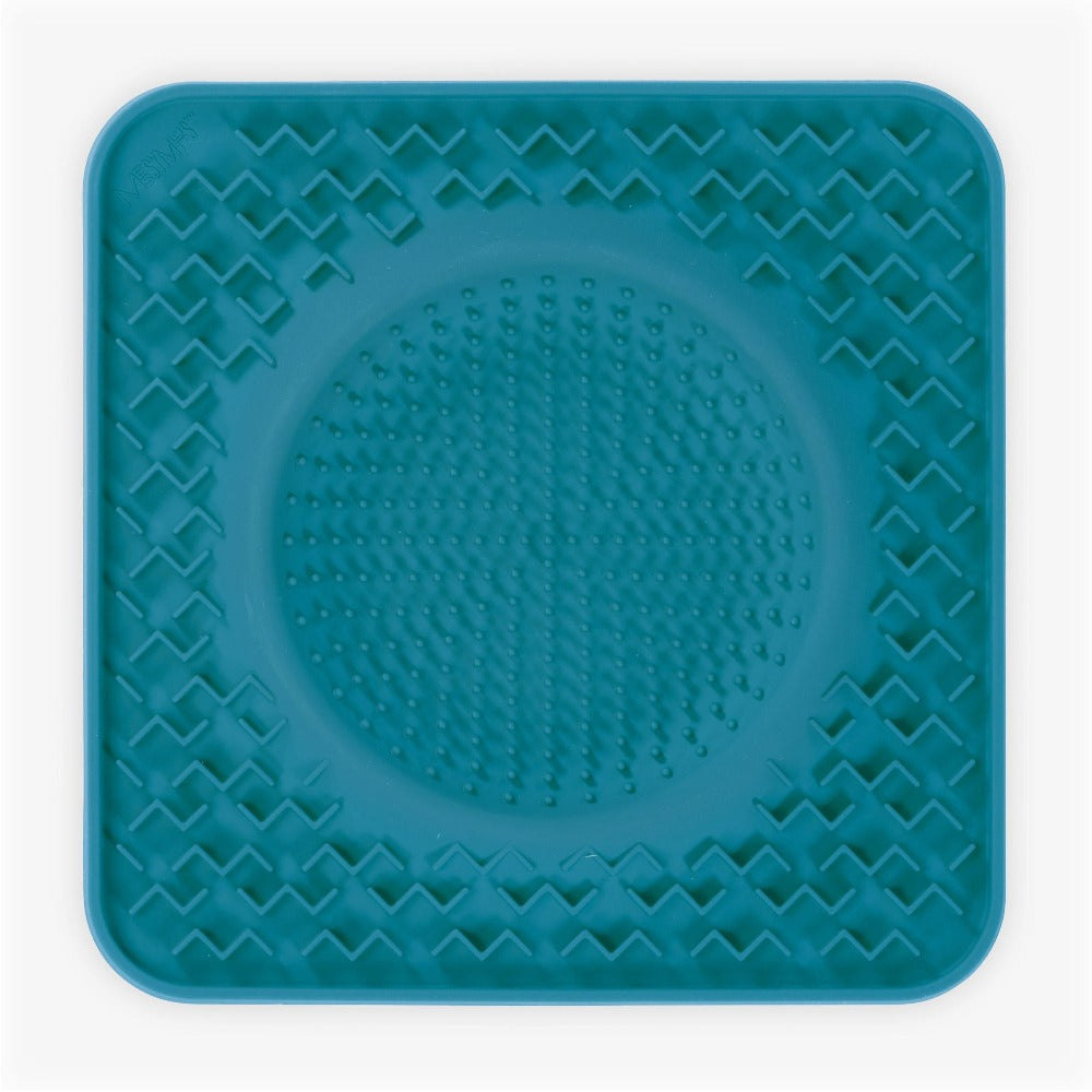 Messy Mutts - Silicon Therapeutic Licking Bowl Mat (Blue)