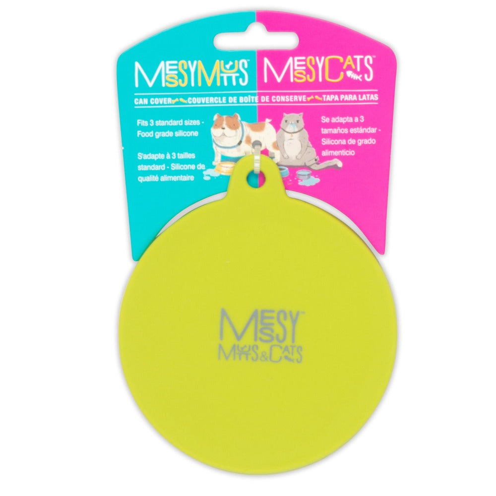 Messy Mutts - Silicone Universal Can Cover, Fits 3 Can Sizes (Green)