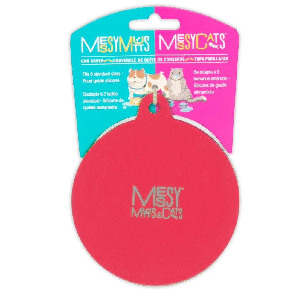 Messy Mutts - Silicone Universal Can Cover, Fits 3 Can Sizes (Watermelon)