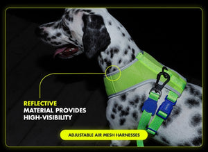 Zee.Dog Adjustable Air Mesh Harness - Nox Sidus Reflective
