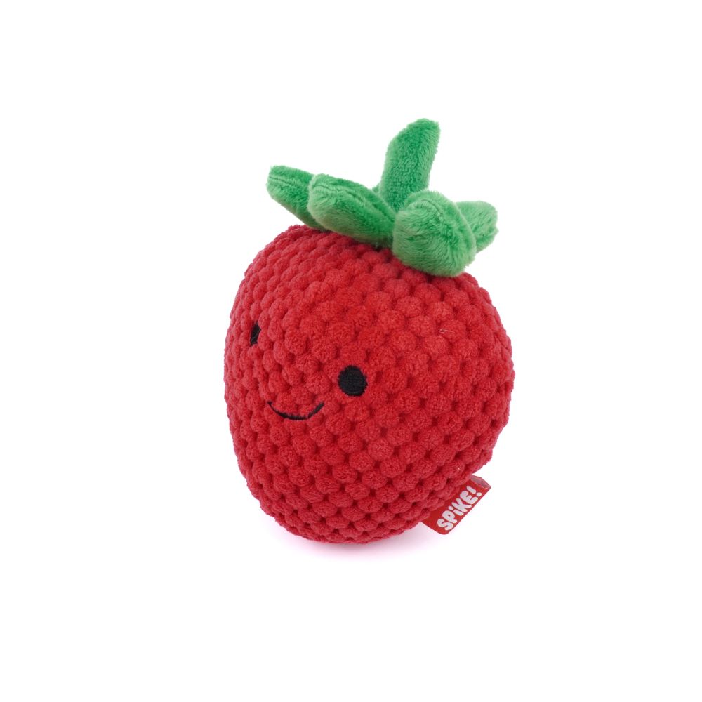 
            
                Load image into Gallery viewer, NEW!  Spike Kawaii Strawberry Dog Toy
            
        