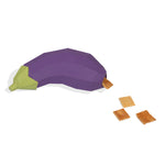 NEW!  Zee.Dog Super Veggiez Toy - Eggplant