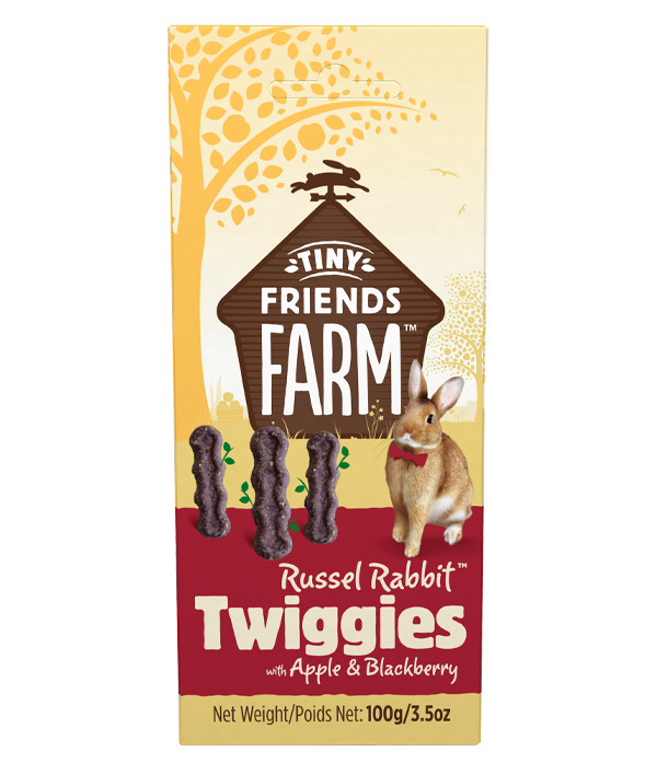 Tiny Friends Farm - Russel Rabbit Twiggies 120g