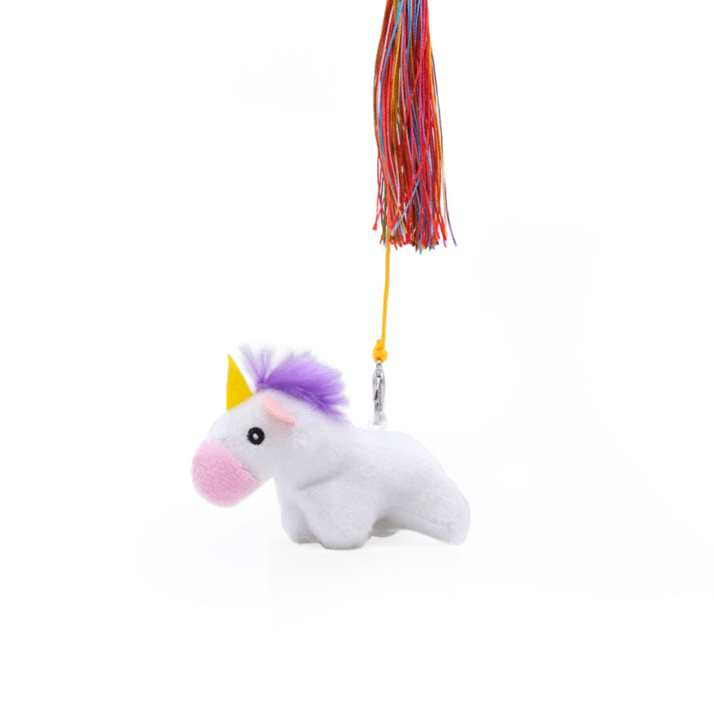 ZippyClaws Cat Toy Zippystick Unicorn