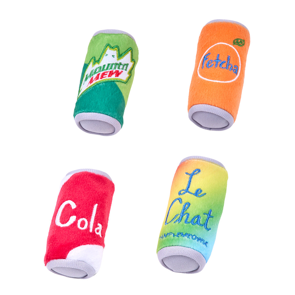 ZippyClaws Cat Toys 4-Pack - Drink Cans