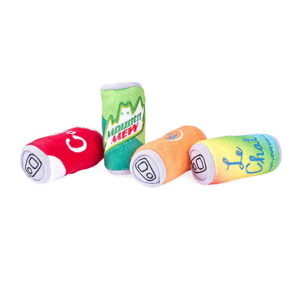 ZippyClaws Cat Toys 4-Pack - Drink Cans