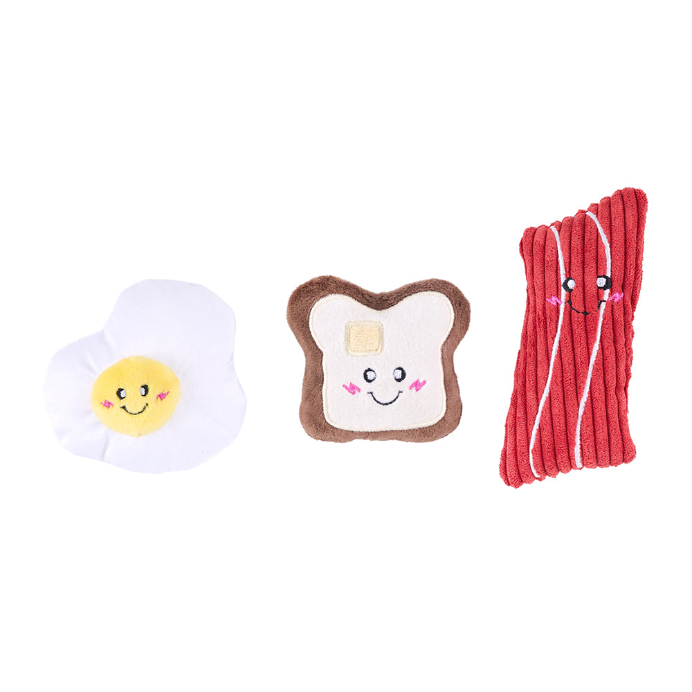 ZippyPaws Miniz 3-Pack - Breakfast