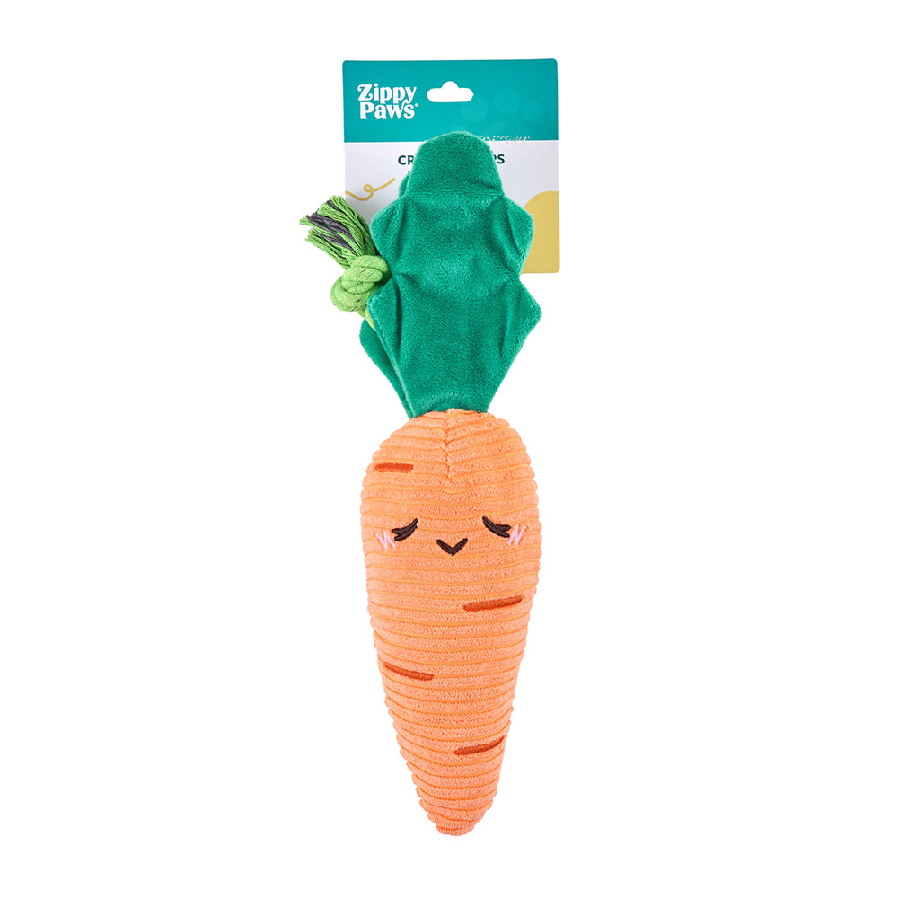 ZippyPaws Crinkle Crops - Carrot