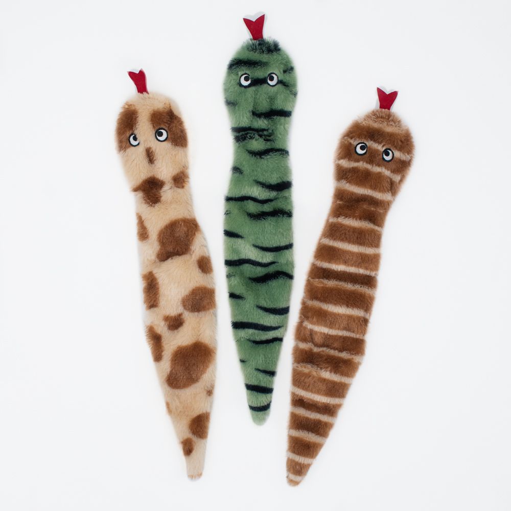ZippyPaws Dog Toy Skinny Peltz Desert Snakes