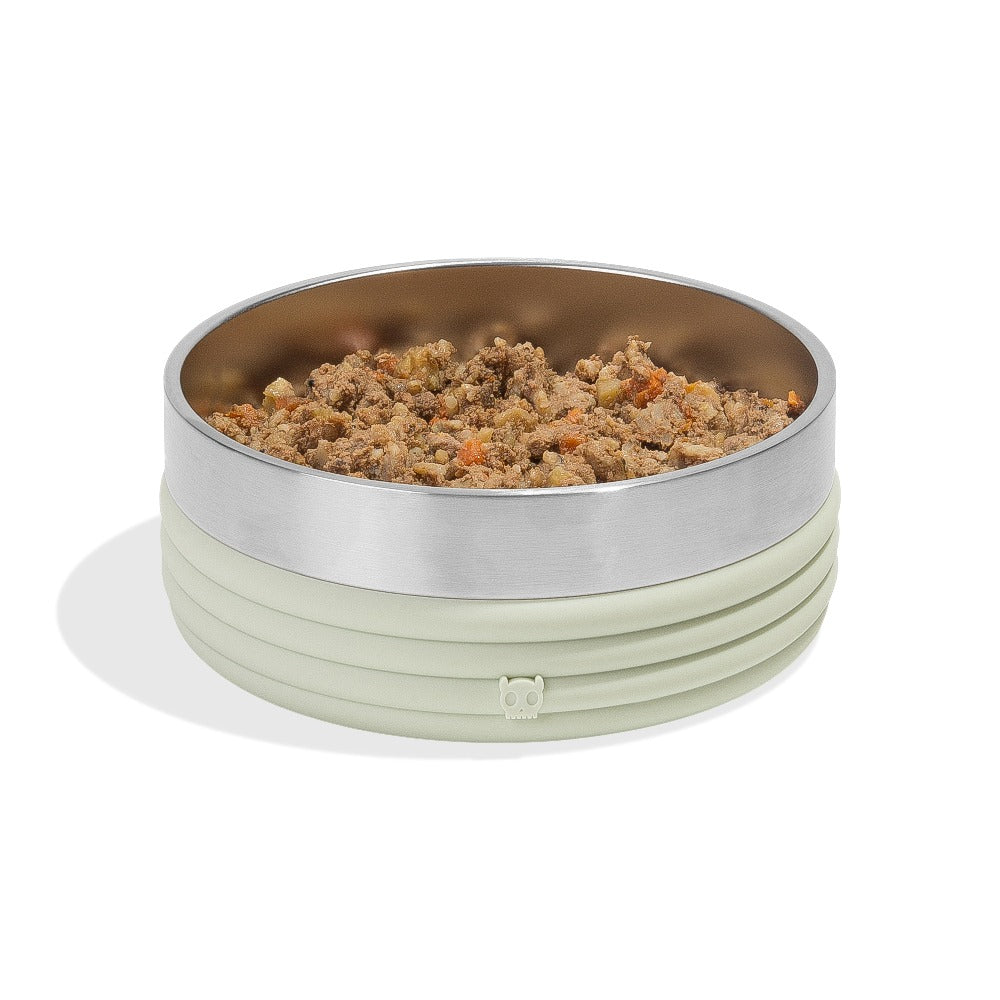 Ltd Edition, Sold Out : Zee.Dog Tuff Bowl Stainless Steel - Sage Rings, Large