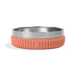 NEW!  Zee.Dog Tuff Bowl Stainless Steel - Clay Stripes, Small