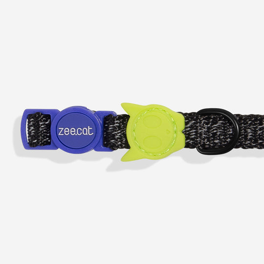 Ltd Edition, Sold Out : Zee.Cat Reflective Cat Collar - Nox