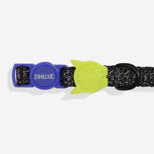 Ltd Edition, Sold Out : Zee.Cat Reflective Cat Collar - Nox