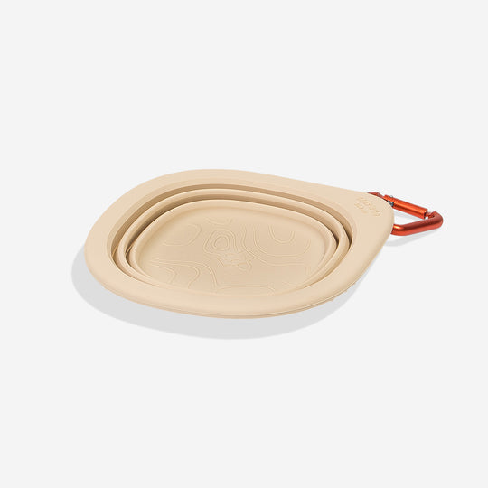 
            
                Load image into Gallery viewer, Zee.Dog GoBowl Travel Bowl - Biscotti
            
        