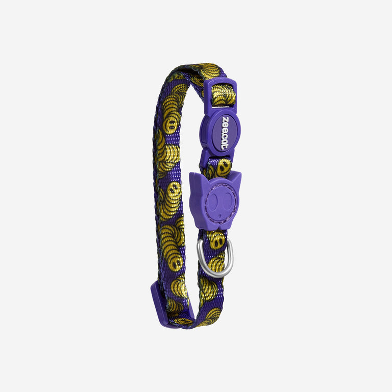 NEW!  Zee.Cat Cat Collar - Zmiley