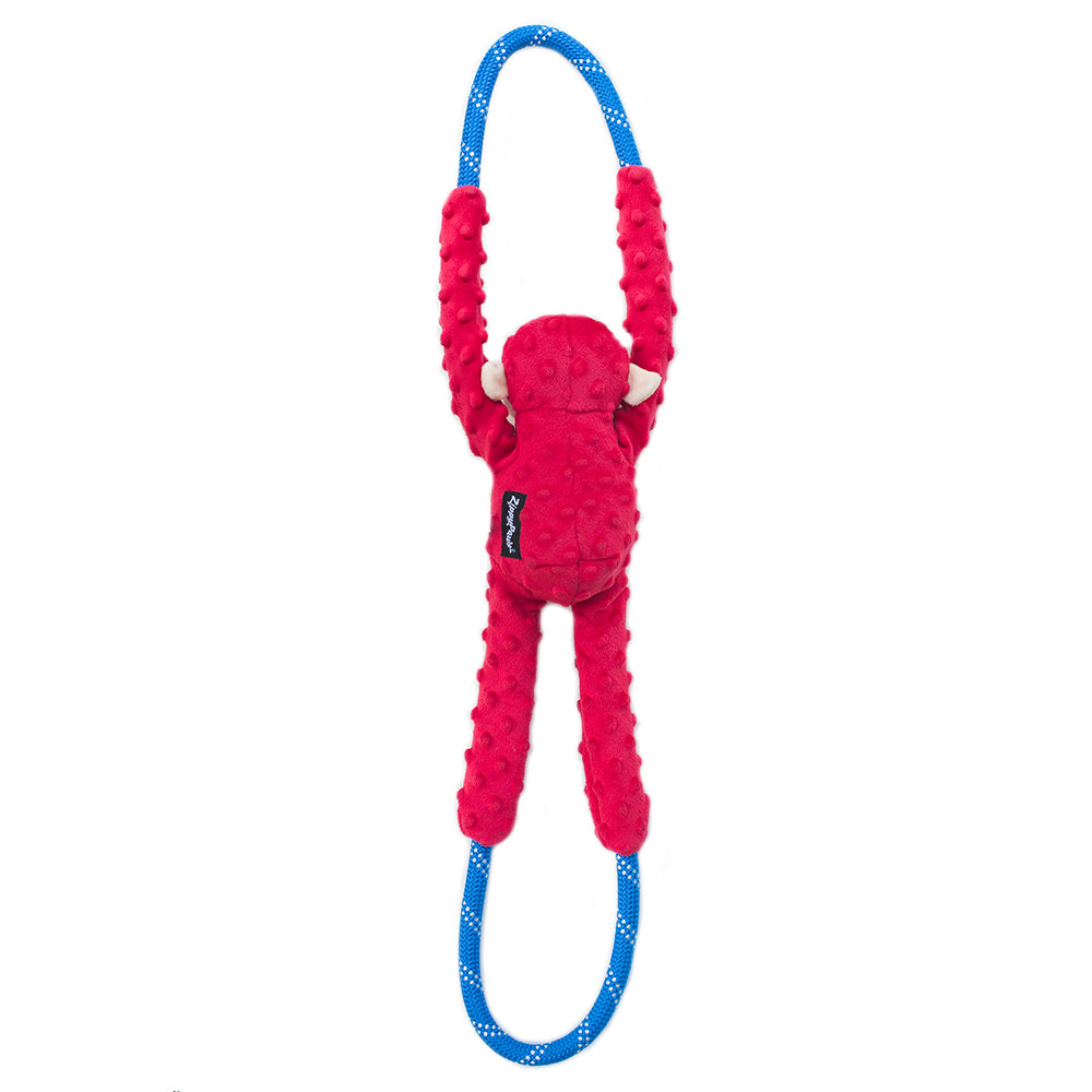 ZippyPaws Ropetugz - Red Monkey