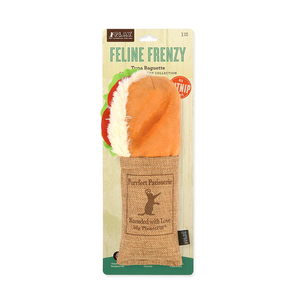 P.L.A.Y. Feline Frenzy - Catnip Kicker Tuna Baguette