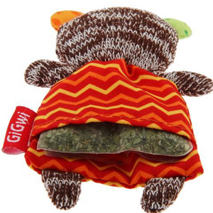 GiGwi Refillable Catnip Toy Bear