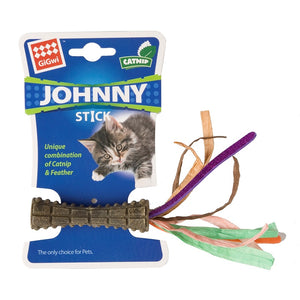GiGwi Catnip Johnny Stick with Coloured Streamers