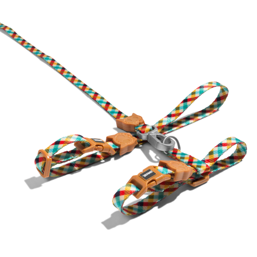 Ltd Edition, Sold Out : Zee.Cat Harness with Leash - Phantom