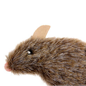 GiGwi Refillable Catnip Toy Mouse - Natural