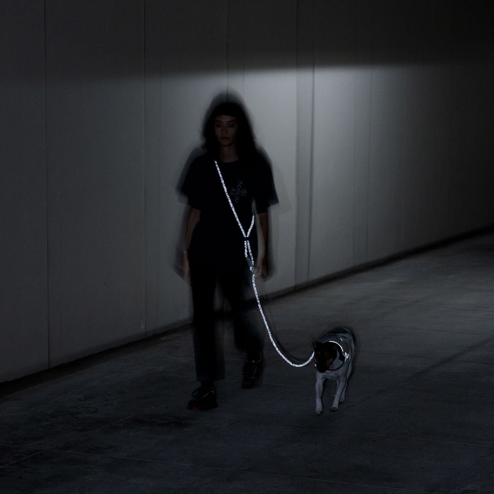 Zee.Dog Hands-Free Leash - Nox (Reflective)