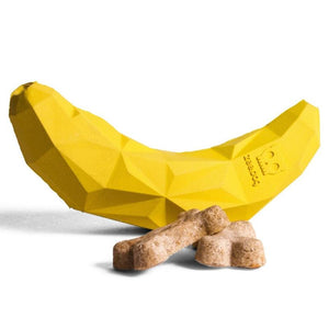 Zee.Dog Super Fruitz Treat Dispensing Toy - Banana