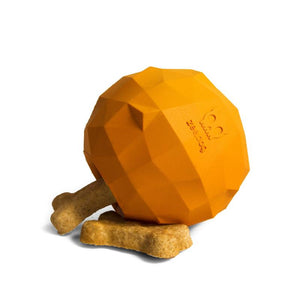 Zee.Dog Super Fruitz Treat Dispensing Toy - Orange