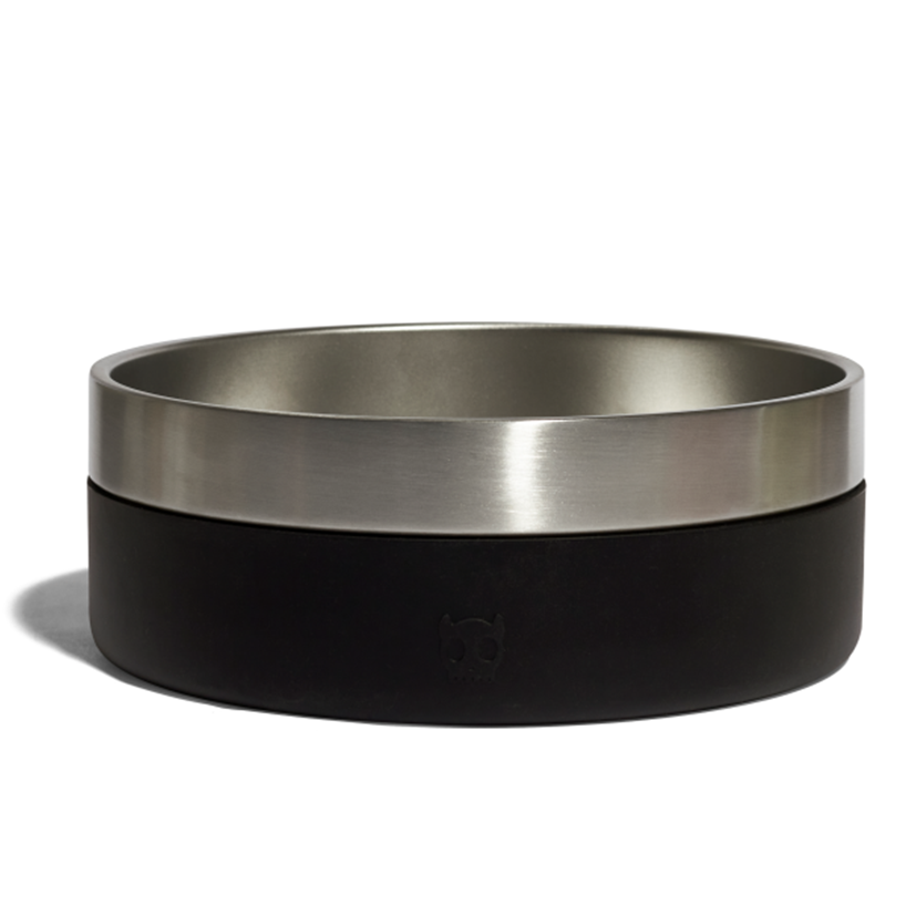 Zee.Dog Tuff Bowl Stainless Steel - Black, Large