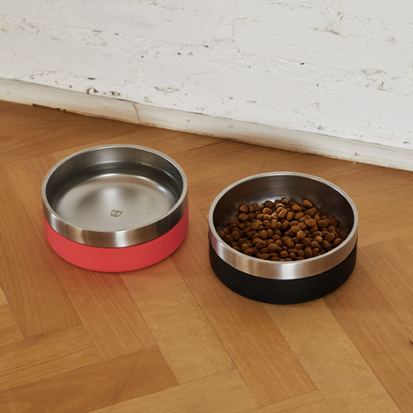 Zee.Dog Tuff Bowl Stainless Steel - Black, Large