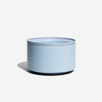 Zee.Bowl Adjustable Height Slow-Feeder Dog Bowl (Soft Blue)